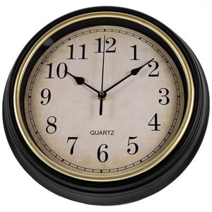 Relojes de pared reloj mudo estilo industrial decoración colgante de plástico en casa
