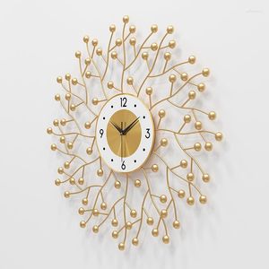 Horloges murales Nordic Creative Clock Art Salon De Luxe Mode Silencieux Grand Design Moderne Reloj De Pared Décoration De La Maison