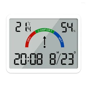 Horloges murales LCD Portable Hygromètre numérique Gauge de la température intérieure Humidité du compteur de la température Mémère Prévision