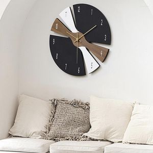 Relojes de pared Reloj de mesa digital vintage Cocina de madera Negro Loft silencioso Niños Relogio De Parede Muebles de sala YYY35XP