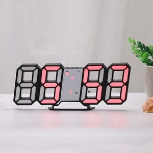 Relojes de pared YEFUI LED Reloj digital Alarma Fecha Hora Temperatura Luz nocturna Pantalla colgante Mesa de escritorio para decoración del hogar
