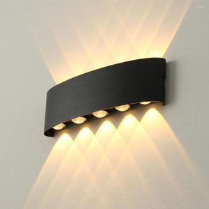 Wall Lamp IP65 Led Aluminum Outdoor Lights Modern For Home Stairs Bedroom Bedside Bathroom Lighting Up Down Light 10W