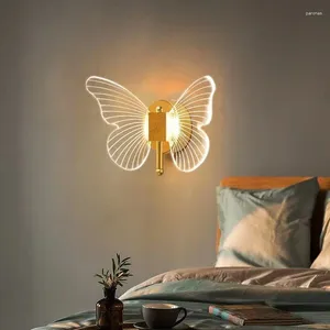 Lampe murale LED Papillon