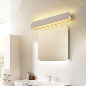 Lámpara de pared LED moderna Luz de tocador Dormitorio interior Mural Espejo Iluminación Baño Aplique Accesorios para el hogar Luces