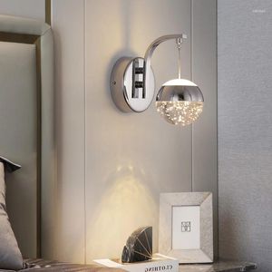 Lampe murale Sofeina Nordic Simple Crystal Bubble Bubble Light LED Fixtures LED pour la maison Chambre Decorative