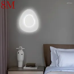 Lampes murales 8m la lampe intérieure moderne LED créatif Simple White Sconce Lights for Home Living Room Bedroom Corridor Decor