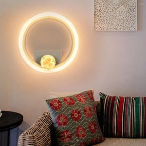 Lampes murales LED lumières modernes intérieur décorer lampe de vanité acrylique éclairage à la maison chambre salon allée dressing escaliers lumière