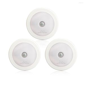 Lámparas de pared Infrarrojos magnéticos IR en cualquier lugar Sensor de movimiento brillante Led Encendido/apagado automático Luz nocturna Funciona con pilas Pasillo Camino Armario