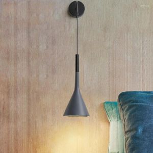 Lampes murales minimaliste nordique E27 LED lumière chambre chevet salon pièces escalier loft raccords décor à la maison éclairage intérieur