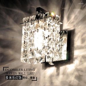 Lampes murales Art moderne cristal de haute qualité E14 lampe pour la maison chambre salon décoration intérieur LED éclairage Style de luxe européen