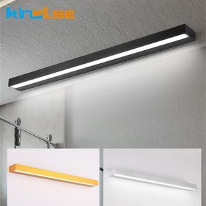 Lámparas de pared, lámpara LED moderna para baño, 40-70CM, espejo de aluminio, candelabro frontal, tocador, dormitorio, accesorio de luz de montaje impermeable, AC100-240V