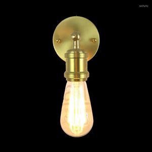 Lampes murales moderne Vintage Loft réglable industriel cuivre cône abat-jour lumière rétro laiton lampe Style campagnard appliques