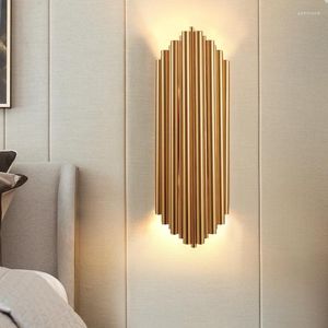 Lampes murales Nordic Led Stone Mirror Light Nicho De Parede Luminaria Espelho Home Deco À côté de la lampe