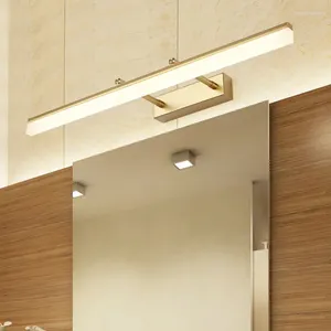 Lampade da parete Specchio da bagno a scomparsa Luce frontale Toeletta Negozio di abbigliamento Decor Lampada da applique a LED antiappannamento impermeabile