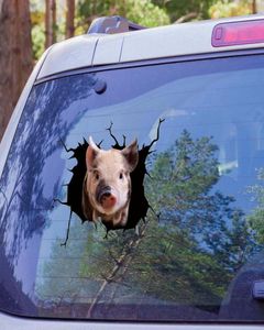 Autocollants muraux créatifs craquettes autocollant autocollant pour chiens animaux animaux de chien amusant chiot drôle décoration décoration de décalage fenêtre pâte 5378538