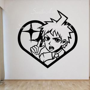 Pegatinas de pared Romántico Danganronpa Accesorios de decoración del hogar para habitaciones de niños Pegatinas de arte Murales