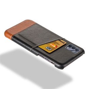 Caso de billetera para Realme GT Master Case Cover RealmeMegt Master Neo 2 Neo2 GT2 Pro GT NEO3 Cubierta de tarjeta de crédito de plato mixto PU PU