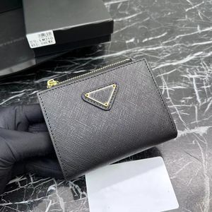 Cartera para diseñador Mujer Monedero Hombres Titular de la tarjeta Triángulo Marca Casual Moda Carteras Monederos Bolsa Titular de la tarjeta Negro Rosa con caja s s titular