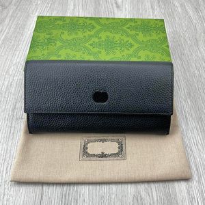 Portefeuille en cuir Continental Marmont Zip Around Wallet Designer Long Purse Card Holder With Original Box