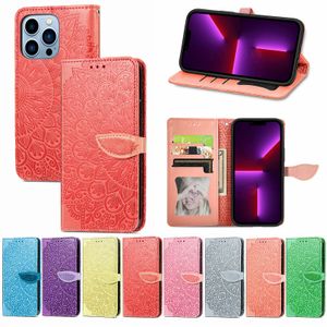 Étuis de téléphone portefeuille pour iPhone 14 13 12 11 Pro Max X XS XR 7 8 Plus Dreamy Wings Boucle magnétique PU Cuir Flip Kickstand Cover Case avec fentes pour cartes