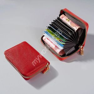 Portefeuilles 11 Detents Card Holders PU License Bank Credit Bus ID Card Holder Cover Organizer Anti Demagnetization Organ Wallets Bags Pouch