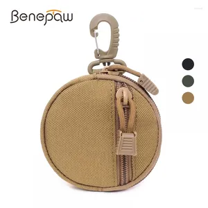 Carteras Benepaw Bolsa de tratamiento para perros portátil Táctico Durable Bolsa de comida ligera para mascotas con mosquetón giratorio para entrenamiento de cachorros