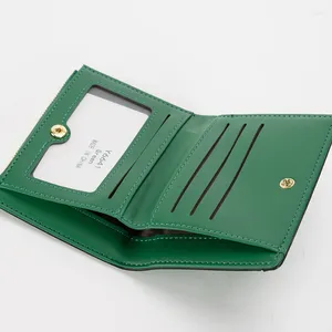 Billeteras bolsas de la tarjeta cremallera billetera para mujeres 2024 versión coreana múltiple función múltiple y exquisita identificación ultra delgada