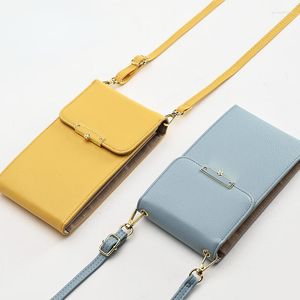 Portefeuilles sacs à bandoulière pour femmes 2022 sac de téléphone portable style de couverture multi-fonctionnel réglable long portefeuille portefeuilles