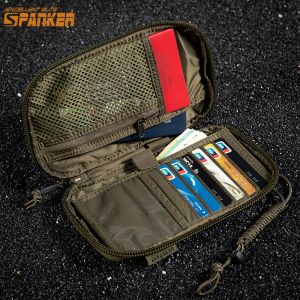 Portefeuilles excellentes Elite Spanker Femmes Edc Zipper Hunting Souchage Military Wallet Pouch Tactical Sport Travel Hunting Sacs