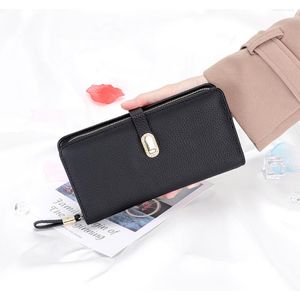 Portefeuilles Urban Master Long sac à main pour femmes dames véritable cuir de vache grande capacité peau de vache pochette téléphone sac mode porte-carte