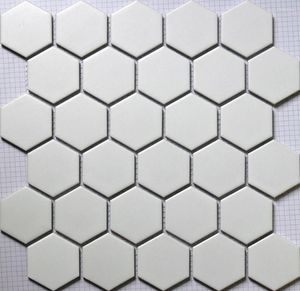 Fonds d'écran 11 PCS Blanc Hexagone En Céramique Mosaïque Carrelage Cuisine Dosseret Douche Salle De Bains Piscine Mur Papier Carreaux Fond