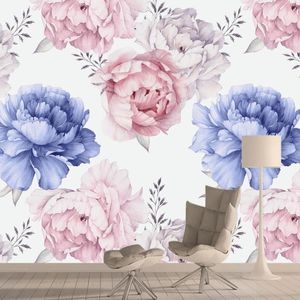 Papeles pintados personalizados Retro Floral pintura casa hogar Decoración paredes papel 3d murales para sala de estar TV escritorio Contacto rollos de pared
