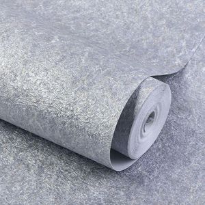 Papier peint gris foncé Vintage Faux béton papier peint rétro Texture unie PVC ciment papier peint chambre salon fond décor