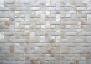 Fonds d'écran Natural Mother of Pearl Mosaic Tile for Home Decoration Backselash and Room Wall 1 METERLOT SQUARE AL1047972388