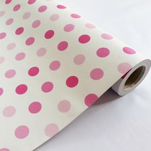 Papiers peints épaissir Stickers muraux Pvc papier peint auto-adhésif salon chambre dortoir rose petit fleuri étanche meubles
