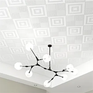 Fondos de pantalla Wellyu 3D Techo suspendido Pegado Techo Papel tapiz Dormitorio Sala de estar Moderno Minimalista Comedor Atmosférico