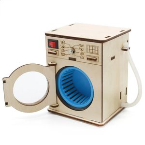 Machine à laver modèle 3 tambours, technologie, petite Production, bricolage, Science et éducation, paquet de matériel expérimental 240124