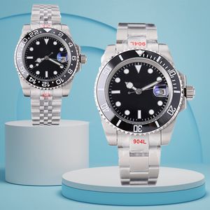 montres de mouvement automatique de concepteur de montres 2813 montres mécaniques lumineuses de haute qualité montres gmt 40 mm saphir étanche designer boîte de montre de luxe
