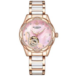 Regarder la mode Make Etanche Automatic Mechanical Little Swan avec table imperméable femme Luminous Usine vente en gros