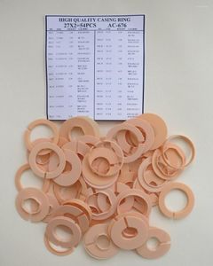 Kits de réparation de montres 54 pièces bagues de mouvement de haute qualité entretoises bague en plastique pièces de rechange réparations