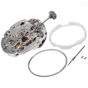 Kits de réparation de montres, conception de cadran squelette pour mouvement mécanique Standard Miyota 82S5, 21 bijoux, haute précision, remontage automatique