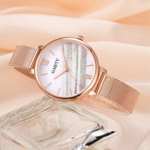 reloj para mujeres joyas de pulsera de perforación de agua dama reloj para mujeres de cuarzo de cuarzo de hora casual