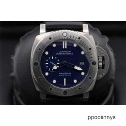 Montre Swiss Made Panerai Sports Watches PANERAISS Montre Submersible Pam GlassFull acier inoxydable étanche Haute Qualité Mécanique Automatique WN WN-J5D2