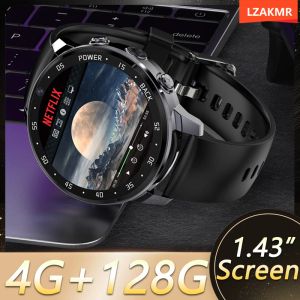 Montres 2023 128G A3 Global Version 4G Net Smartwatch Android OS 800mAh Batterie 1,43 