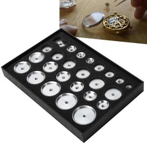 Montres 25 pièces matrices de capsulage de montre couverture arrière en appuyant sur des accessoires de moule en aluminium 10 pièces matrices rondes de 1233mm 14 pièces matrices de presse de 1744mm