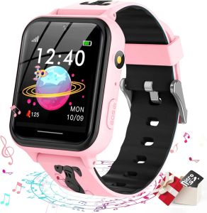 Watches A2 Juego 2G Niños Smart Watch HD Llamada con 1G SD Tarjeta de alarma Música Video Player Linterna para niños Smartwatch Smartwatch