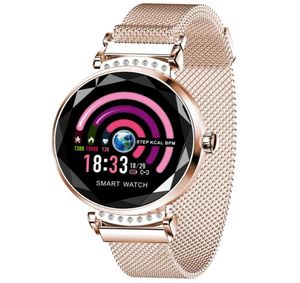Montres Dynamic UI Color Screen Modeling Modélisation Période physiologique Rappel Lady039 Fashion Smart Watch with Heart Rate Mon7579635