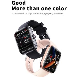 Montres F57L Smart Watch Men Femmes 24 heures Sleep Sleep Corpory Temperature Survering Bracelet Magnetic Charges avec plus de 50 modes sportifs
