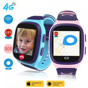 Relojes para iPhone, Android, GPS, reloj inteligente para niños, reloj de seguridad y salud, cámara HD, compatible con tarjeta SIM 4G, llamada, reloj inteligente, Wifi, posición GPS para niños