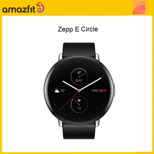 Montres Global Version Zepp E Circle Smartwatch Suivi du cardiaque Suivi de la fréquence cardiaque 5ATM RELOGIO RELOGIO Inteligentte Smart Watch